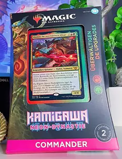 1x MTG: Kamigawa: Neon Dynasty Commander Deck–Upgrades Unleashed Factory Sealed - Image 1