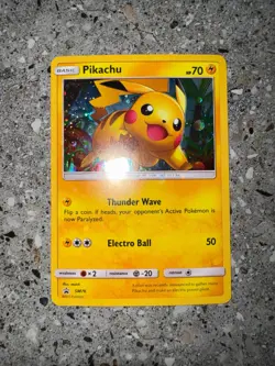 Pokemon TCG Cards Pikachu SM76 Black Star Promo Holo EXC-NM - Image 3
