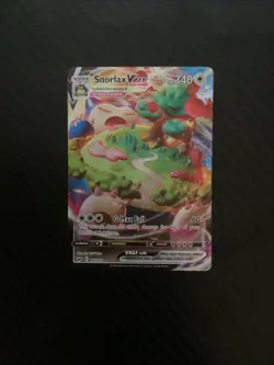Pokemon TCG Snorlax VMAX 142/202 Sword & Shield Base Set - NM - Image 1