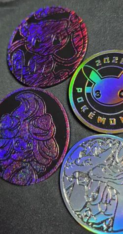 Pikachu 2026 Pokemon Day 30th Coin, metal charizard upc coin, eevee, mewtwo - Image 2
