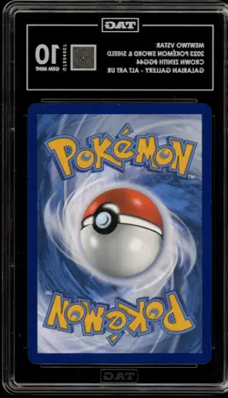 Pokemon Mewtwo VSTAR Crown Zenith Galarian Gallery Full Art #GG44 TAG 10 - Image 2