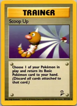 Base Set 2 #107/130 Scoop Up Pokemon Moderately Played - Image 1