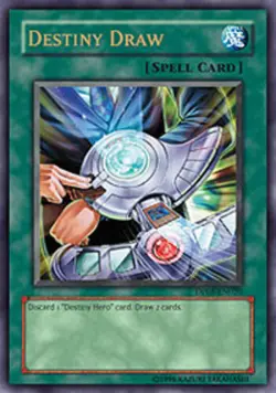 Lightly Played Destiny Draw - DP05-EN020 - Ultra Rare - 1st Edition - YuGiOh - Image 1