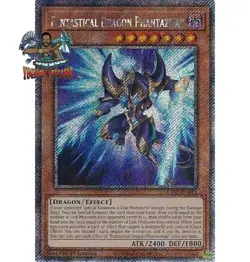 Yugioh! 1x Fantastical Dragon Phantazmay Alt Art RA02-EN013 PlScR 1st Ed NM - Image 1