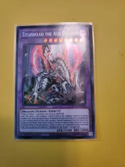 Yu-Gi-Oh! Titaniklad the Ash Dragon. ROTD-EN038. 1st Ed. Near mint. - Image 1