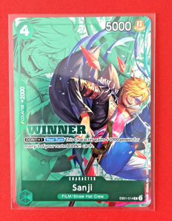 One Piece Sanji (Winner Pack 2025 Vol. 1) R One Piece Promo Cards EB01-014 - Image 2
