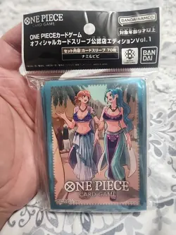 Nami & Vivi 70 Sleeves One Piece Card Game Authorized Store Edition Vol. 1 - Image 1