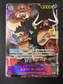 Kaido & Linlin (Parallel) OP08-119 Alt Art One Piece Two Legends NM - Image 1