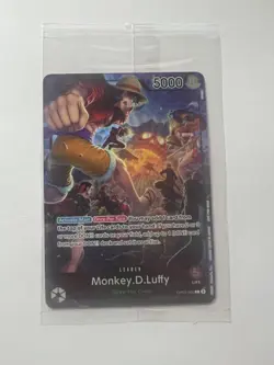 *SEALED* One Piece Monkey D.Luffy PSA Magazine Promo Foil Card OP05-060 - Image 1