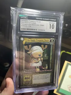 Vintage One Piece TCG Chopper Holo! 2006 CCG, CGC 10, Passage To The Grand Line - Image 1