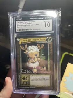 Vintage One Piece TCG Chopper Holo! 2006 CCG, CGC 10, Passage To The Grand Line - Image 3