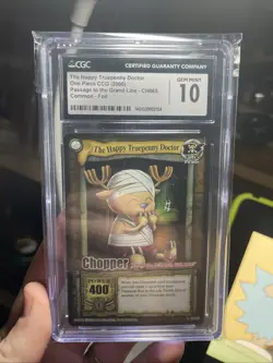 Vintage One Piece TCG Chopper Holo! 2006 CCG, CGC 10, Passage To The Grand Line - Image 4