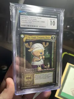 Vintage One Piece TCG Chopper Holo! 2006 CCG, CGC 10, Passage To The Grand Line - Image 5