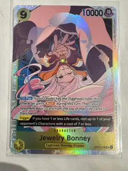 One Piece Jewelry Bonney (108) SR Carrying on His Will (OP13) NM - Image 1