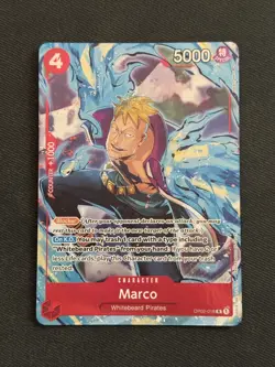 One Piece TCG - Marco #OP02-018 Alt Art Rare Paramount War Near Mint - Image 1