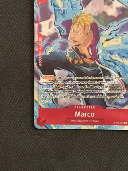 One Piece TCG - Marco #OP02-018 Alt Art Rare Paramount War Near Mint - Image 4