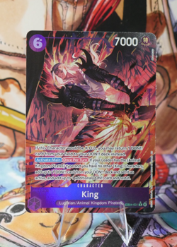 One Piece The Azure Seas Seven OP14 King EB04-031 Alt Art Eng Parallel - Image 1