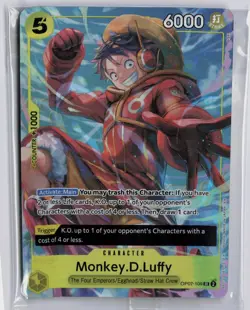 One Piece TCG Monkey D. Luffy OP07-109 SR Promo Illustration Box Vol.3 Sealed - Image 1