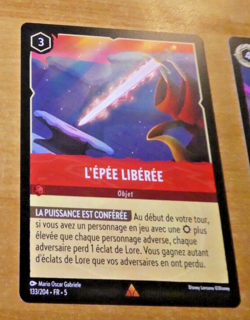 LORCANA TRADING CARD GAME DISNEY CHAPITRE 5 CARTE RARE 133/204 FR JCC MINT - Image 1