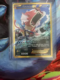 Pokemon TCG Gyarados EX 123/122 XY Breakpoint 2016 Secret Holo Rare - Image 1