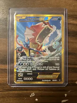 Pokemon TCG Gyarados EX 123/122 XY Breakpoint 2016 Secret Holo Rare - Image 1