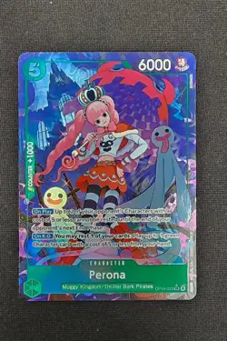 ONE PIECE TCG Perona OP14-033 SR (Alternate Art) - The Azure Sea's Seven - Image 1