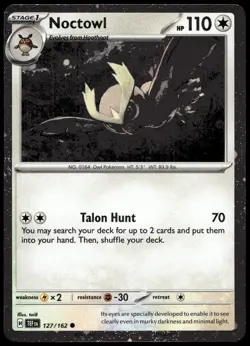 Noctowl - 127 (Cosmos Holo) Promo SV: Scarlet & Violet Promo Cards 127/162 NM - Image 1