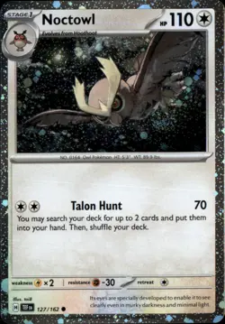 Noctowl - 127 (Cosmos Holo) Promo SV: Scarlet & Violet Promo Cards 127/162 NM - Image 1
