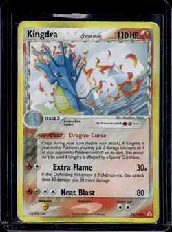 2006 Pokemon EX Holon Phantoms Kingdra Delta Species Holo #10/110 - Image 1