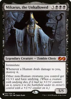 [1x] Mikaeus, the Unhallowed - (UMA) The List Near Mint, English The List MTG Ma - Image 1