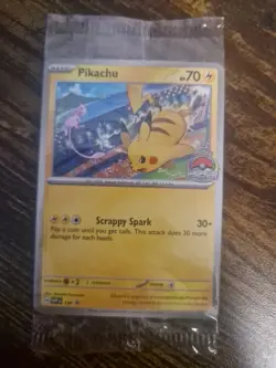 Pikachu SVP190 - Promo - 2024 World Championships Pokemon Card SEALED - Image 1