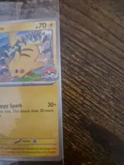 Pikachu SVP190 - Promo - 2024 World Championships Pokemon Card SEALED - Image 2