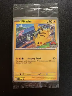 Pokemon TCG Pikachu SVP190- Promo- 2024 World Championships Pokemon Card sealed - Image 1
