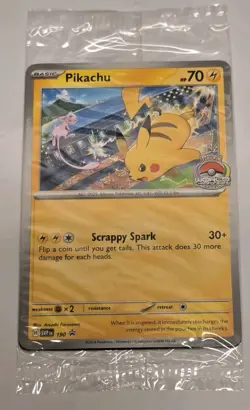 Pikachu SVP190 - S&V World Championship 2024 Promo Pokemon Card - Sealed - Image 1