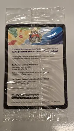 Pikachu SVP190 - S&V World Championship 2024 Promo Pokemon Card - Sealed - Image 2