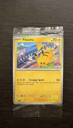 SEALED- Pikachu SVP 190 - World Championships 2024 Promo Card - Image 2