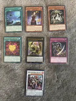 Yu-Gi-Oh! 1st Edition Holo Card Lot (7) | Swordsoul, Allure Queen, Rank-Up Magic - Image 1