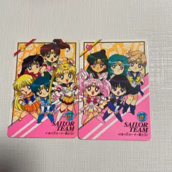 Sailor Moon Anime Card Set Of 2 - Image 1