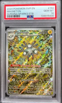 PSA 10 Magneton 159 SVP Promo Surging Sparks ETB Scarlet Violet Pokemon Card - Image 1