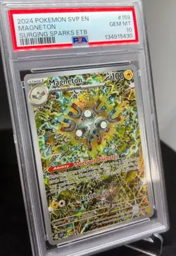 PSA 10 Magneton 159 SVP Promo Surging Sparks ETB Scarlet Violet Pokemon Card - Image 4