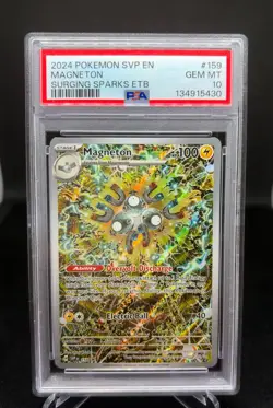 PSA 10 Magneton 159 SVP Promo Surging Sparks ETB Scarlet Violet Pokemon Card - Image 5