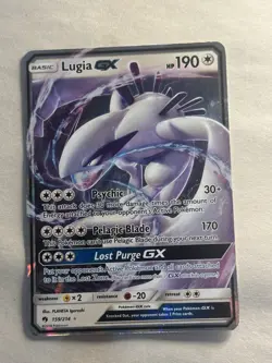 Lugia GX - 159/214 - Pokemon Lost Thunder Sun & Moon Ultra Rare Card - Image 1
