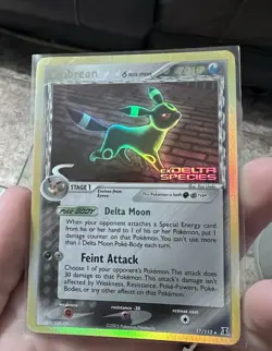 Pokemon Umbreon Reverse Holo Stamped Rare Card 17/113 EX Delta Species TCG - Image 1