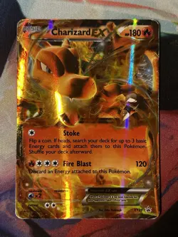 Charizard EX XY29 Black Star Promo Holo 2014 Pokemon TCG Card Damaged - Image 1