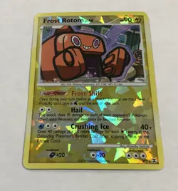 Pokemon FROST ROTOM Card RT2 Reverse Holo Cracked Ice Rare LP Rising Rivals TCG - Image 2