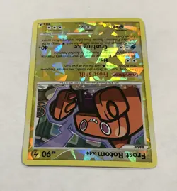 Pokemon FROST ROTOM Card RT2 Reverse Holo Cracked Ice Rare LP Rising Rivals TCG - Image 5