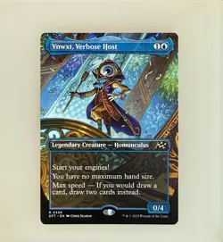 Magic the Gathering: Vnwxt, Verbose Host (Borderless) Aetherdrift Regular NM - Image 1