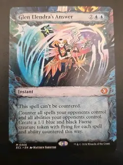 Glen Elendra's Answer (Showcase) Lorwyn Eclipsed MTG Regular Near Mint - Image 1