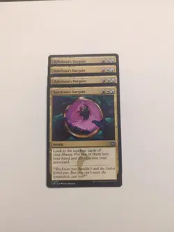(4) Rakshasa's Bargain *PLAYSET* Tarkir: Dragonstorm Regular NM MTG - Image 1