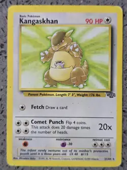 Pokemon - Kangaskhan - 21/64 - Jungle - WOTC - Rare - MP - Image 1